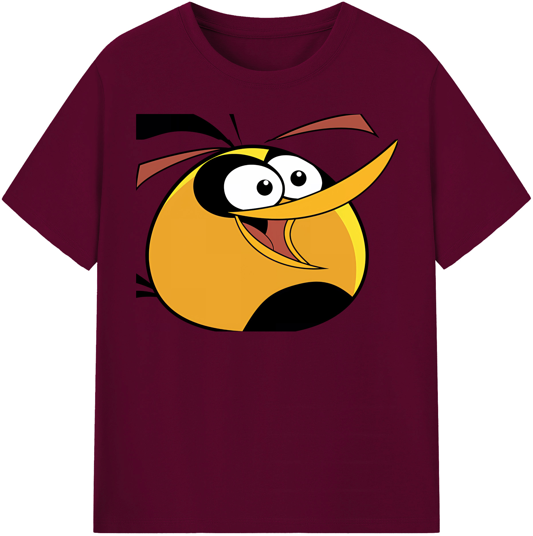 （画像用） Angry Birds アングリーバード レディースカジュアルプリントTシャツ（綿100％）